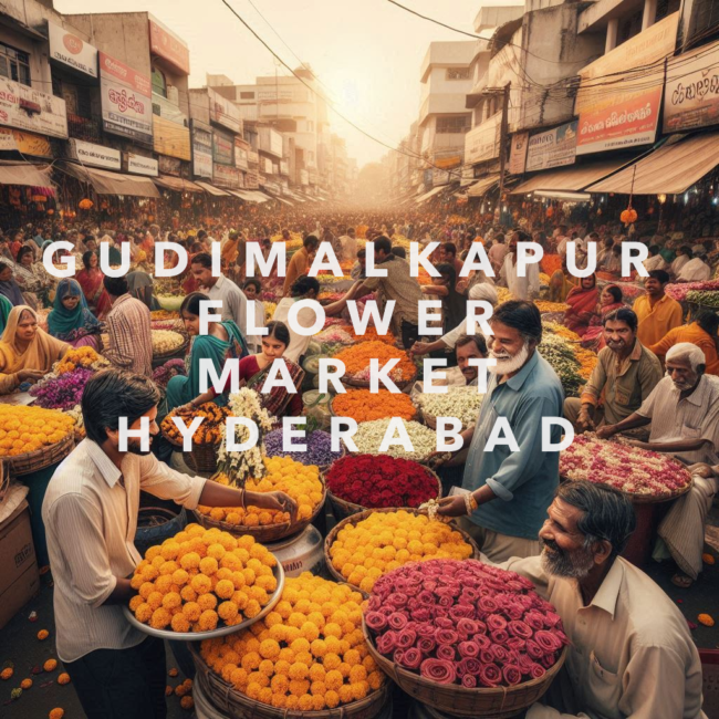 Gudimalkapur Flower Market in Hyderabad